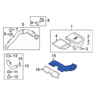 BMW OE - Engine Air Intake Hose