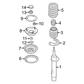 BMW OE - Front Suspension - Struts & Components (AWD)