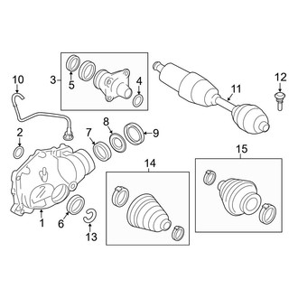 BMW OE - Front Suspension - Carrier & Front Axles (AWD)