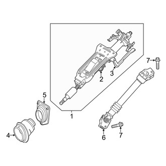 BMW OE - Steering Column Assembly