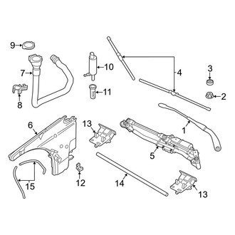 BMW OE - Windshield - Wiper & Washer Components