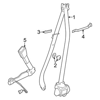 BMW OE - Restraint Systems - Front Seat Belts