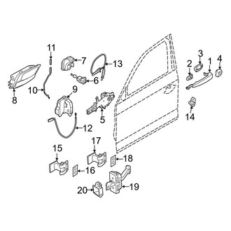 BMW OE - Front Door - Lock & Hardware