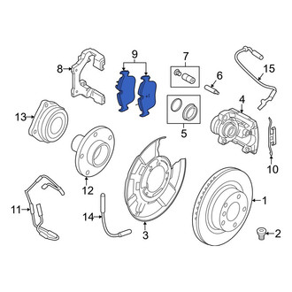 BMW OE - Rear Disc Brake Pad Set
