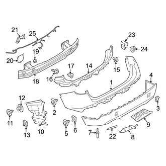 BMW OE - Rear Bumper - Bumper & Components
