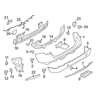 BMW OE - Rear Bumper - Bumper & Components
