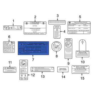 BMW OE - Tire Information Label