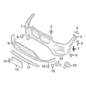 BMW OE - Bumper Cover Rivet