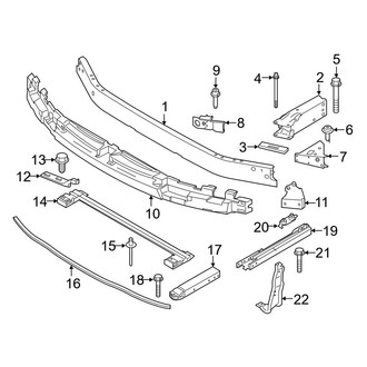 BMW OE - Front Bumper & Grille - Bumper & Components (With M Sport Package, Bumper Support)