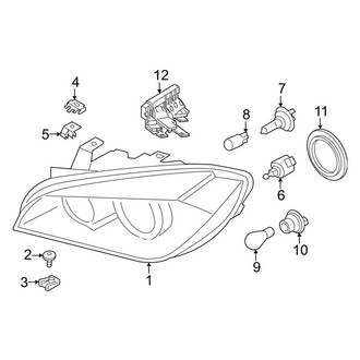 BMW OE - Front Lamps - Headlamp Components (Halogen)