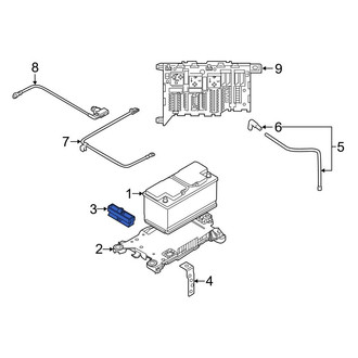 BMW OE - Battery Hold Down