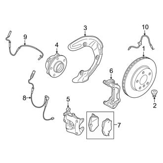 BMW OE - Front Suspension - Brake Components (W/O M Sport Package)