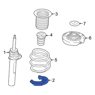BMW OE - Front Lower Coil Spring Insulator