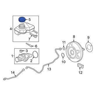 BMW OE - Brake Master Cylinder Reservoir Cap
