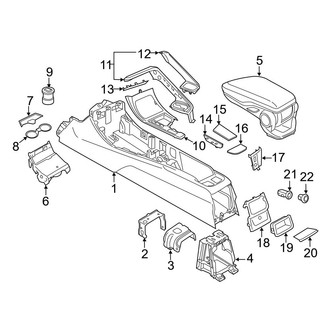 BMW OE - Center Console (Console & Armrest)