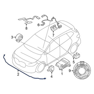BMW OE - Center Air Bag Impact Sensor
