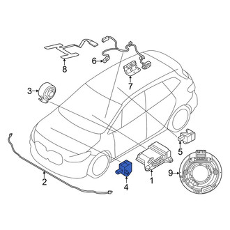 BMW OE - Center Front Air Bag Impact Sensor