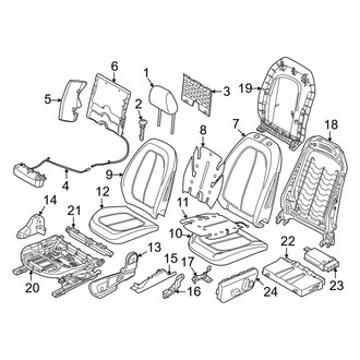 BMW OE - Seats & Tracks - Driver Seat Components (W/O Sport Seat)