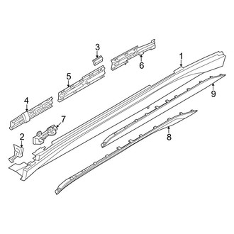 BMW OE - Pillars, Rocker & Floor - Exterior Trim