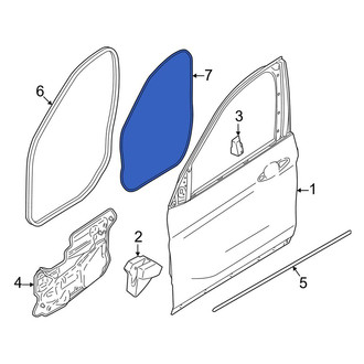 BMW OE - Front Outer Door Seal