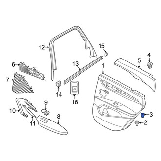 BMW OE - Door Interior Trim Panel Insulator