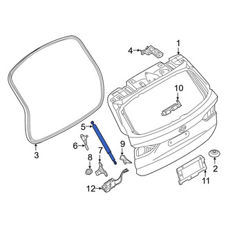 BMW OE - Rear Right Liftgate Lift Support