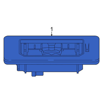 BMW OE - Rear License Plate Light Assembly
