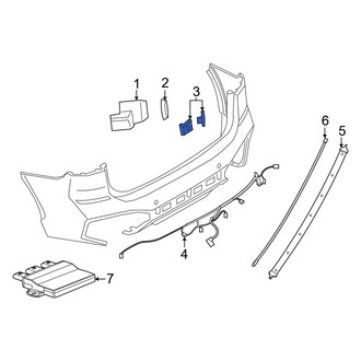 BMW OE - Rear Parking Aid Sensor Housing