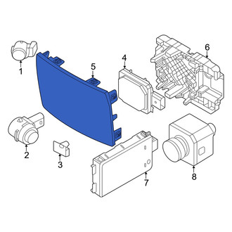 BMW OE - Cruise Control Distance Sensor Cover