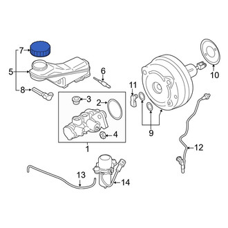 BMW OE - Brake Master Cylinder Reservoir Cap
