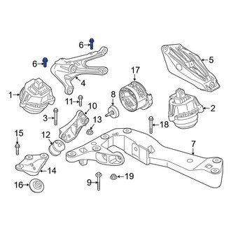 BMW OE - Engine Mount Bolt