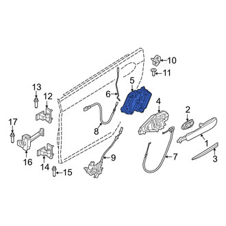 BMW OE - Rear Right Door Latch Assembly