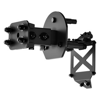 Body Armor 4x4® - PRO Series II Black Powder Coated Tire Carrier with License Plate Holder