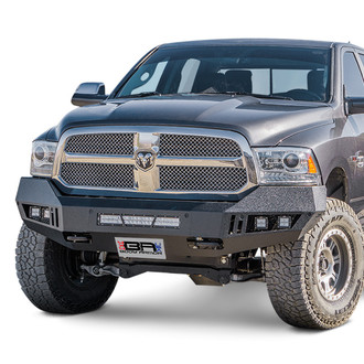 Body Armor 4x4® - ECO-Series Full Width Black Front HD Bumper