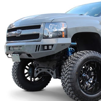 Body Armor 4x4® - ECO-Series Full Width Black Front HD Bumper
