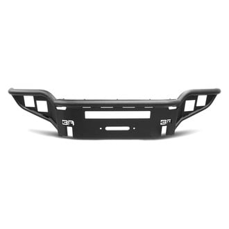 Body Armor 4x4® - Desert Series Full Width Black Front Winch Pre-Runner Bumper