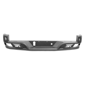 Body Armor 4x4® - Desert Series Full Width Black Rear Pre-Runner Bumper