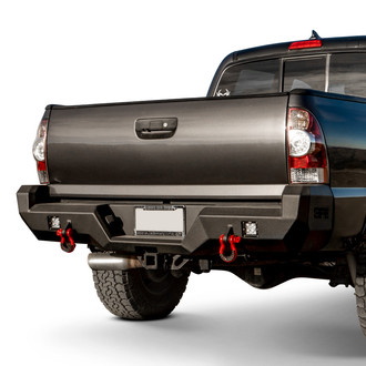 Body Armor 4x4® - PRO-Series Full Width Black Powder Coated Rear HD Bumper
