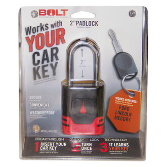 Bolt Lock® - Padlock for Center Cut Keys