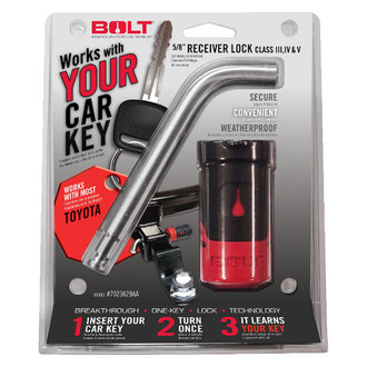 Bolt Lock® - Toyota 5/8" Trailer Hitch Pin Lock for 2" and 2-1/2" Square Receiver