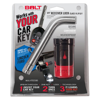 Bolt Lock® - Ford Side Cut 5/8" Trailer Hitch Pin Lock for 2" and 2-1/2" Square Receiver