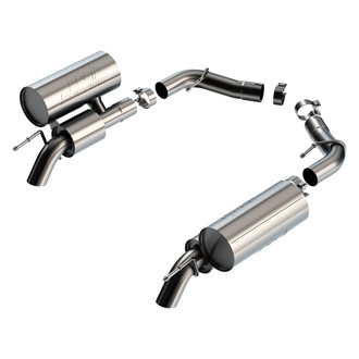 Borla® - S-Type™ 304 SS Axle-Back Exhaust System with Split Rear Exit