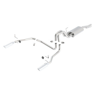 Borla® - Touring™ Stainless Steel Cat-Back Exhaust System with Split Rear Exit