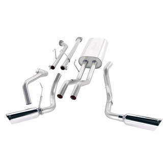 Borla® - S-Type™ Stainless Steel Cat-Back Exhaust System with Split Side Exit