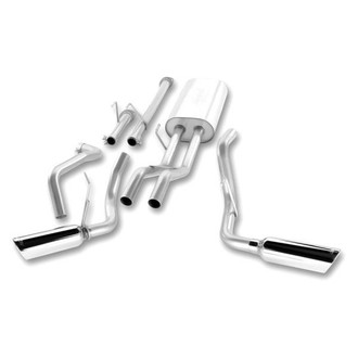 Borla® - Touring™ Stainless Steel Cat-Back Exhaust System with Split Side Exit