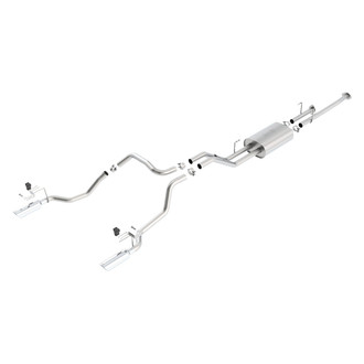 Borla® - Touring™ Stainless Steel Cat-Back Exhaust System with Split Rear Exit