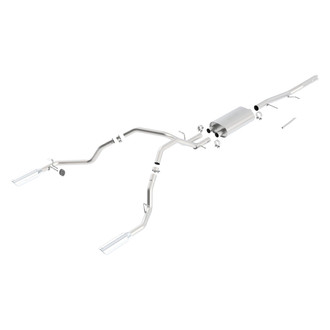 Borla® - Touring™ Stainless Steel Cat-Back Exhaust System with Split Rear Exit
