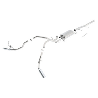 Borla® - Touring™ Stainless Steel Cat-Back Exhaust System with Split Side Exit
