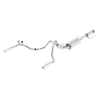 Borla® - Touring™ Stainless Steel Cat-Back Exhaust System with Split Rear Exit