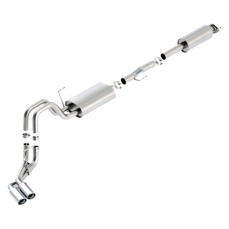 Borla® - Touring™ Stainless Steel Cat-Back Exhaust System with Dual Side Exit